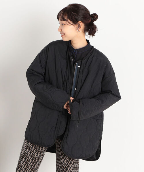 fredy repit（フレディレピ）の「キルティング中綿ブルゾン（ブルゾン・レディース・ブラック/オリーブ・38）」の10枚目の写真