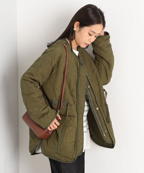 fredy repit（フレディレピ）の「キルティング中綿ブルゾン（ブルゾン・レディース・ブラック/オリーブ・38）」の12枚目の写真