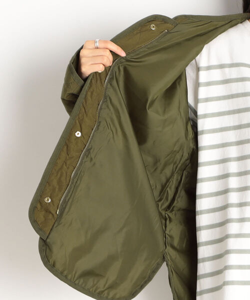 fredy repit（フレディレピ）の「キルティング中綿ブルゾン（ブルゾン・レディース・ブラック/オリーブ・38）」の8枚目の写真