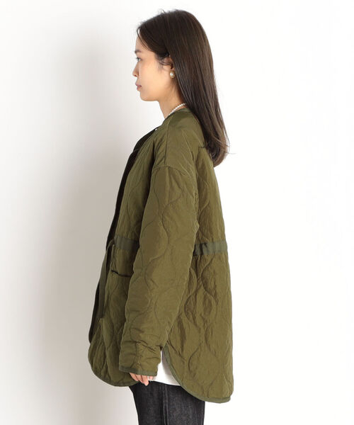 fredy repit（フレディレピ）の「キルティング中綿ブルゾン（ブルゾン・レディース・ブラック/オリーブ・38）」の18枚目の写真