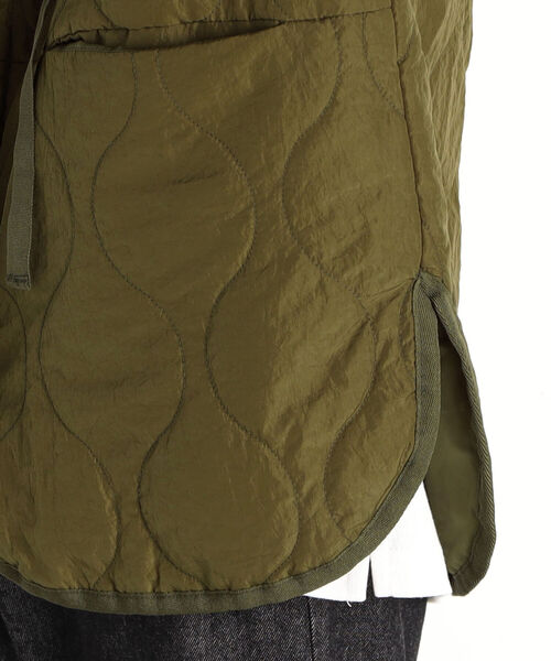 fredy repit（フレディレピ）の「キルティング中綿ブルゾン（ブルゾン・レディース・ブラック/オリーブ・38）」の9枚目の写真