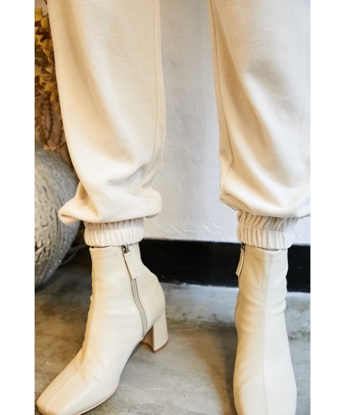 SLY（スライ）の「Sly Skin VELOURS JOGGER PT ジョガー パンツ（ルームウェア/パジャマ・レディース・ミント/アイボリー・2/1）」の11枚目の写真