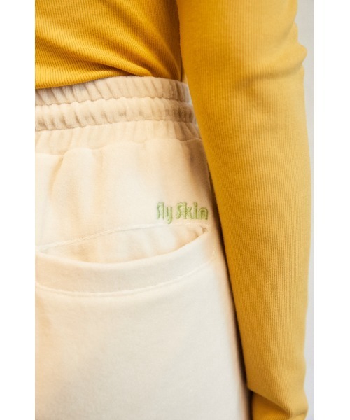 SLY（スライ）の「Sly Skin VELOURS JOGGER PT ジョガー パンツ（ルームウェア/パジャマ・レディース・ミント/アイボリー・2/1）」の15枚目の写真