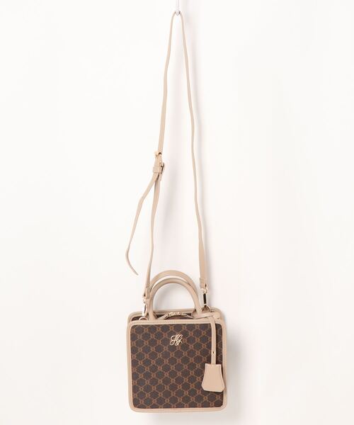 ANDGEEBEE（アンジービー）の「モノグラムショルダーバッグ（ショルダーバッグ・レディース・ブラウン・FREE）」の5枚目の写真