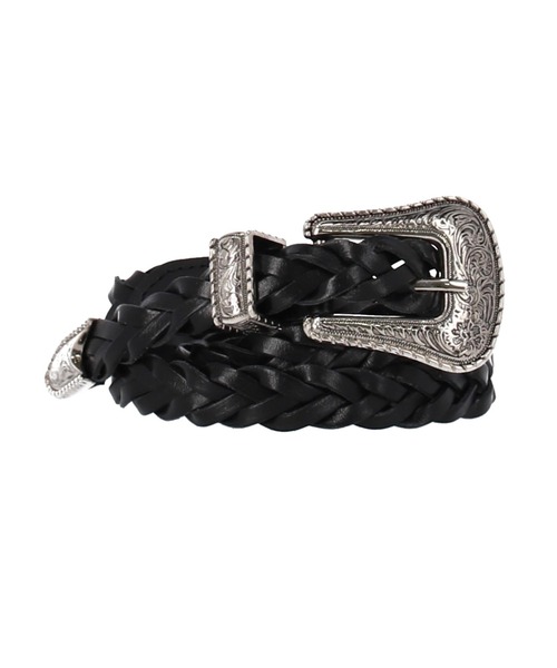 anap mimpi（アナップミンピ）の「柄バックルフェイクレザーメッシュベルト（ベルト・レディース・ブラック・FREE）」の5枚目の写真