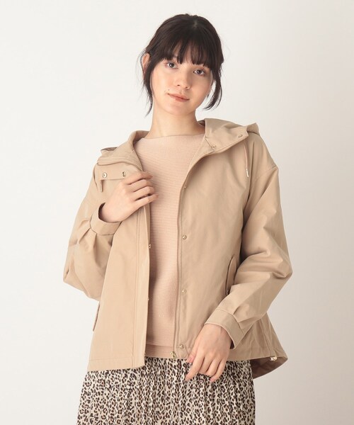 DRESKIP(ドレスキップ)の「◆撥水マウンテンパーカー(ブルゾン・レディース・サンドベージュ/カーキ/ネイビー・03/04/02)」の2枚目の写真