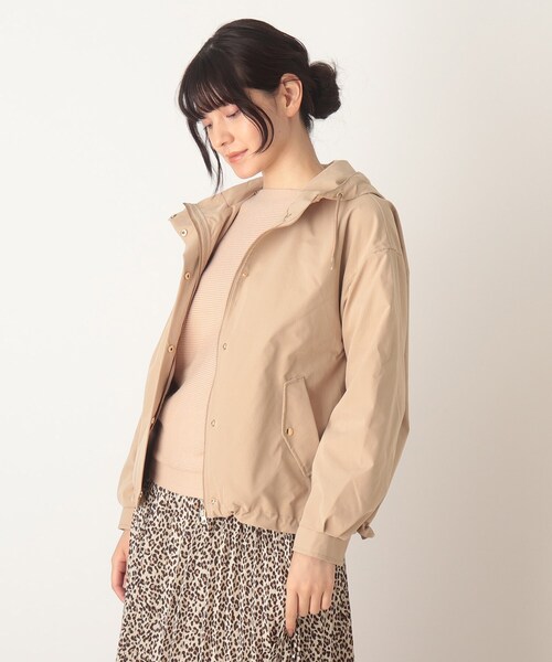 DRESKIP(ドレスキップ)の「◆撥水マウンテンパーカー(ブルゾン・レディース・サンドベージュ/カーキ/ネイビー・03/04/02)」の8枚目の写真