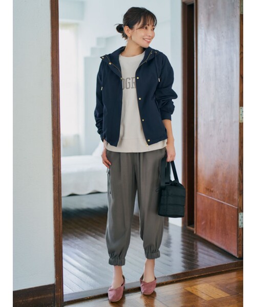 DRESKIP(ドレスキップ)の「◆撥水マウンテンパーカー(ブルゾン・レディース・サンドベージュ/カーキ/ネイビー・03/04/02)」の16枚目の写真