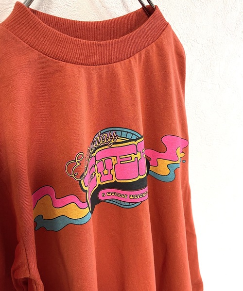 Life Support Products（ライフサポートプロダクツ）の「ヒッピープリントフレアロンT  （80～150cm）（Tシャツ/カットソー・キッズ・ライトブルー/ブラック/テラコッタ・90/100/110/120/80/130/95/140/150）」の6枚目の写真