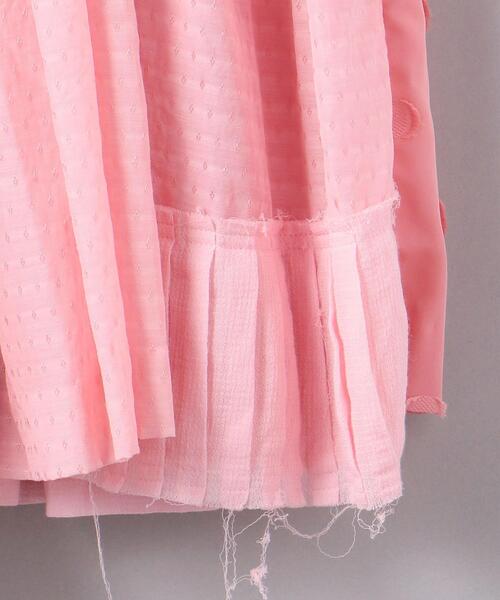 SueUNDERCOVER（スーアンダーカバー）の「＜SueUNDERCOVER（スーアンダーカバー）＞PATCH マキシ ワンピース ■■■（ワンピース・レディース・ブラック/ライトピンク・1）」の6枚目の写真