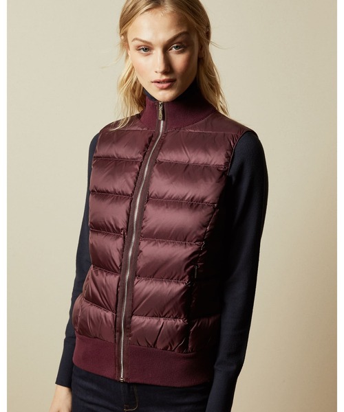Ted Baker(テッドベーカー)の「LYYDIA パデット ベスト(ダウンジャケット/コート・レディース・レッド系その他6・1/0/3/2)」の7枚目の写真