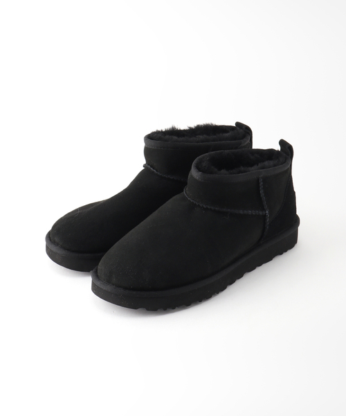 UGG（アグ）の「【UGG/アグ】CLASSIC ULTRA MINI：ショートブーツ◆（ブーツ・レディース・ブラック/カーキ/グレー・60/70/80）」の9枚目の写真