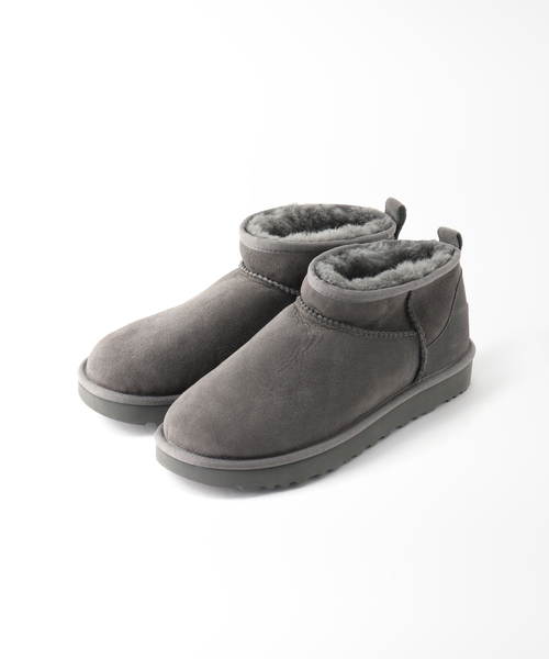 UGG（アグ）の「【UGG/アグ】CLASSIC ULTRA MINI：ショートブーツ◆（ブーツ・レディース・ブラック/カーキ/グレー・60/70/80）」の10枚目の写真