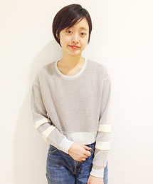 Kastane | 【Kastane】ライン切替プルオーバー(Tシャツ/カットソー)