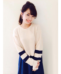 Kastane | 【Kastane】ライン切替プルオーバー(Tシャツ/カットソー)