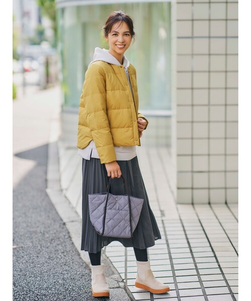 SHOO・LA・RUE（シューラルー）の「◆キルティングミニトート（トートバッグ・レディース・ブラック/オレンジ/ライトパープル/ベージュ系7・00）」の11枚目の写真