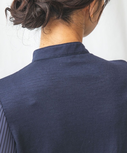 NARACAMICIE（ナラカミーチェ）の「ウールジャージプリーツシフォン（T