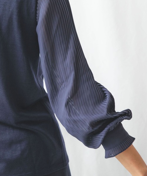 NARACAMICIE（ナラカミーチェ）の「ウールジャージプリーツシフォン（T