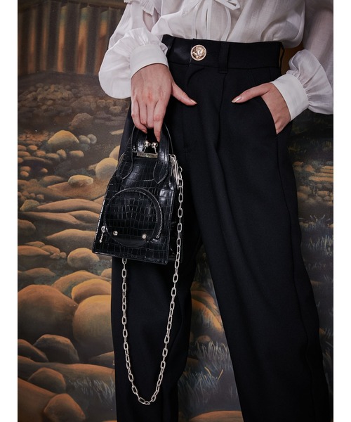 PAMEO POSE（パメオポーズ）の「My maid Hippocampus Bag（ショルダーバッグ・レディース・ブラック/ベージュ/イエロー・FREE）」の2枚目の写真