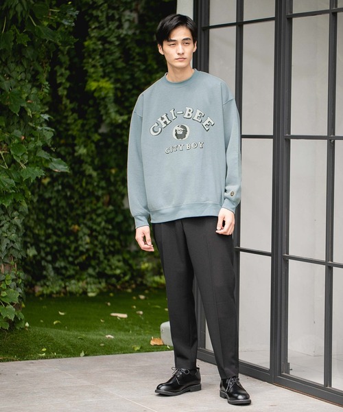 niko and...(ニコアンド)の「メランジスリムスラックス(スラックス・メンズ・ブラック/ベージュ/グレー・SMALL/MEDIUM/LARGE)」の4枚目の写真