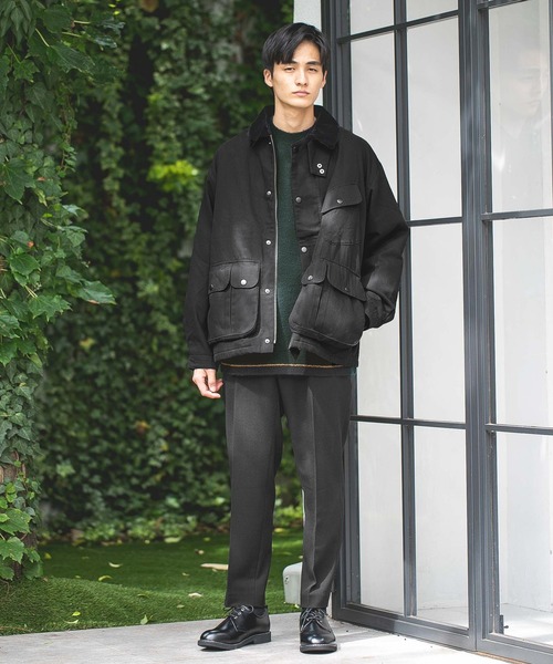niko and...(ニコアンド)の「メランジスリムスラックス(スラックス・メンズ・ブラック/ベージュ/グレー・SMALL/MEDIUM/LARGE)」の5枚目の写真