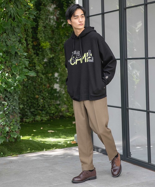 niko and...(ニコアンド)の「メランジスリムスラックス(スラックス・メンズ・ブラック/ベージュ/グレー・SMALL/MEDIUM/LARGE)」の9枚目の写真