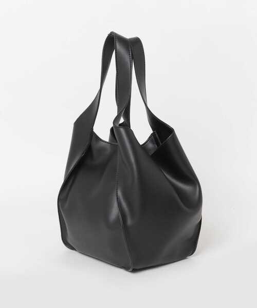 URBAN RESEARCH（アーバンリサーチ）の「フェイクレザートートバッグ（トートバッグ・レディース・ブラック/カーキ/アイボリー・-）」の8枚目の写真