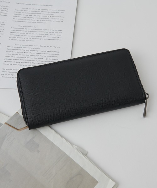 COLONY 2139（コロニートゥーワンスリーナイン）の「【ユニセックス】多収納長財布（財布・レディース・ベージュ/ブラック/パープル/モカ/ネイビー/ブラウン・FREE）」の2枚目の写真