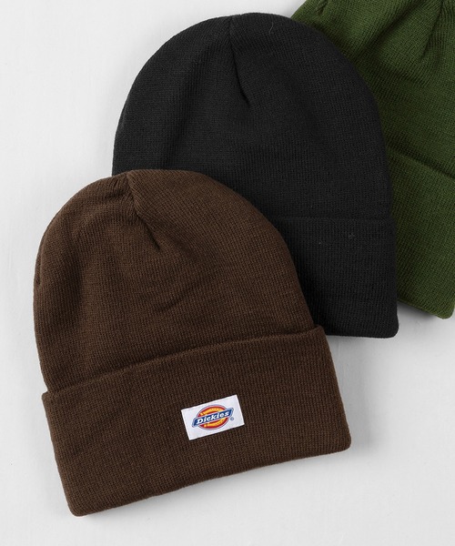 Dickies(ディッキーズ)の「【Dickies/ディッキーズ】ブランドタグ アクリル ワッチキャップ/ニット帽(ニットキャップ/ビーニー・レディース・グレー/レッド/オリーブ/オフホワイト/ブラック/ネイビー/ダークブラウン/ブルー/ライトブラウン/パープル/グリーン・FREE)」の5枚目の写真