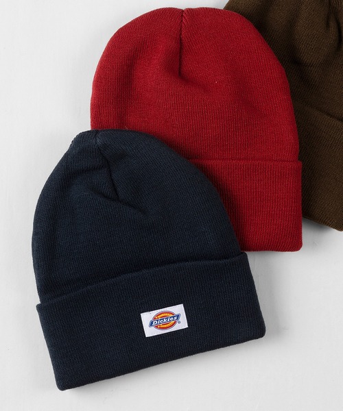 Dickies(ディッキーズ)の「【Dickies/ディッキーズ】ブランドタグ アクリル ワッチキャップ/ニット帽(ニットキャップ/ビーニー・レディース・グレー/レッド/オリーブ/オフホワイト/ブラック/ネイビー/ダークブラウン/ブルー/ライトブラウン/パープル/グリーン・FREE)」の9枚目の写真