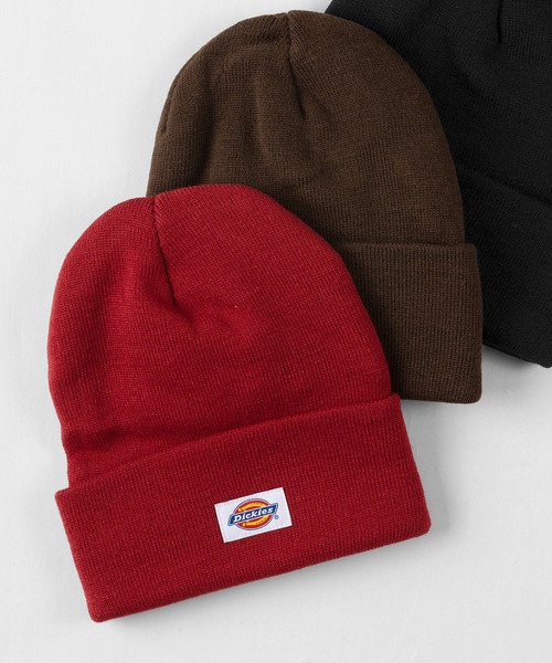 Dickies(ディッキーズ)の「【Dickies/ディッキーズ】ブランドタグ アクリル ワッチキャップ/ニット帽(ニットキャップ/ビーニー・レディース・グレー/レッド/オリーブ/オフホワイト/ブラック/ネイビー/ダークブラウン/ブルー/ライトブラウン/パープル/グリーン・FREE)」の11枚目の写真