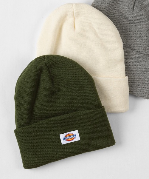 Dickies(ディッキーズ)の「【Dickies/ディッキーズ】ブランドタグ アクリル ワッチキャップ/ニット帽(ニットキャップ/ビーニー・レディース・グレー/レッド/オリーブ/オフホワイト/ブラック/ネイビー/ダークブラウン/ブルー/ライトブラウン/パープル/グリーン・FREE)」の7枚目の写真