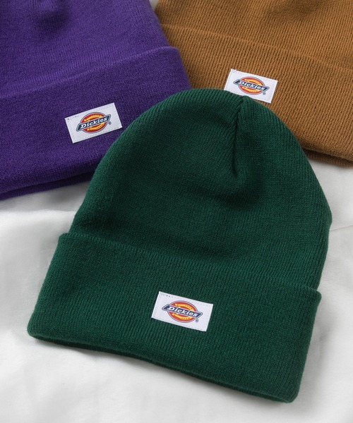 Dickies(ディッキーズ)の「【Dickies/ディッキーズ】ブランドタグ アクリル ワッチキャップ/ニット帽(ニットキャップ/ビーニー・レディース・グレー/レッド/オリーブ/オフホワイト/ブラック/ネイビー/ダークブラウン/ブルー/ライトブラウン/パープル/グリーン・FREE)」の8枚目の写真