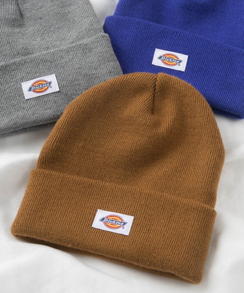 Dickies(ディッキーズ)の「【Dickies/ディッキーズ】ブランドタグ アクリル ワッチキャップ/ニット帽(ニットキャップ/ビーニー・レディース・グレー/レッド/オリーブ/オフホワイト/ブラック/ネイビー/ダークブラウン/ブルー/ライトブラウン/パープル/グリーン・FREE)」の6枚目の写真