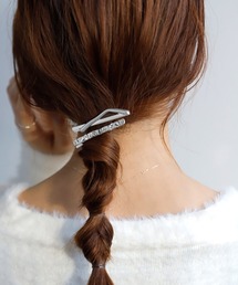 マットメタルクラフトヘアピン[2本セット]