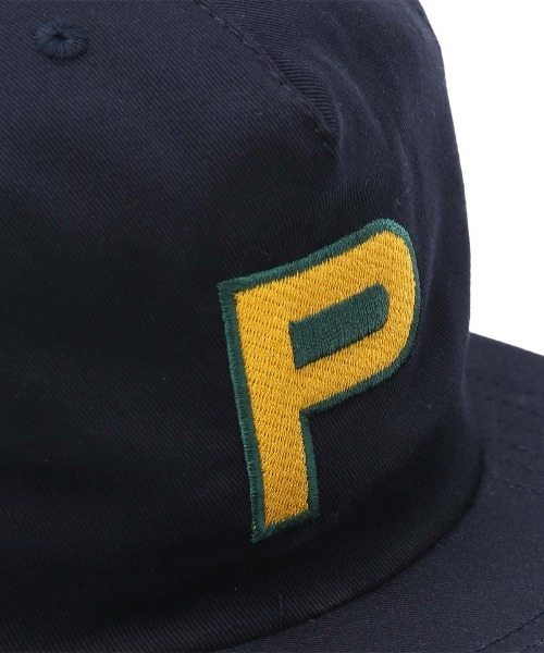 POWERS(パワーズ)の「POWERS BLOCK P 5 PANEL CAP パワーズ UNION ユニオン キャップ(キャップ・メンズ・ネイビー/カーキ・FREE)」の4枚目の写真