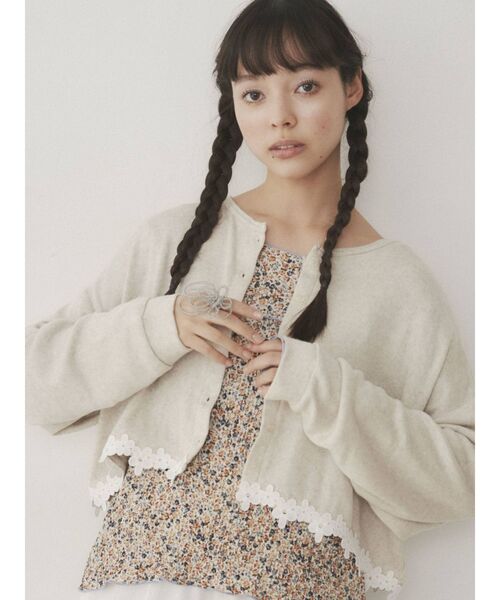 merry jenny（メリージェニー）の「floral beads ring（リング・レディース・グレー/クリア・FREE）」の18枚目の写真