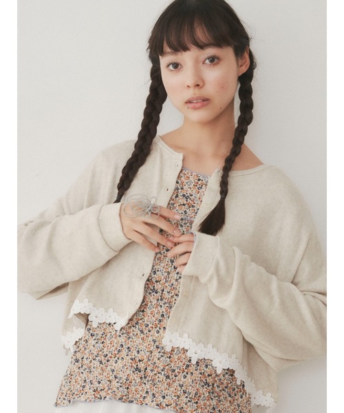 merry jenny（メリージェニー）の「floral beads ring（リング・レディース・グレー/クリア・FREE）」の9枚目の写真