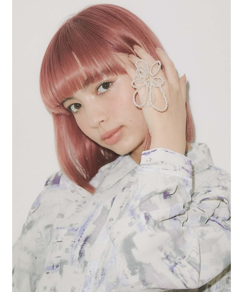 merry jenny（メリージェニー）の「floral beads ring（リング・レディース・グレー/クリア・FREE）」の22枚目の写真