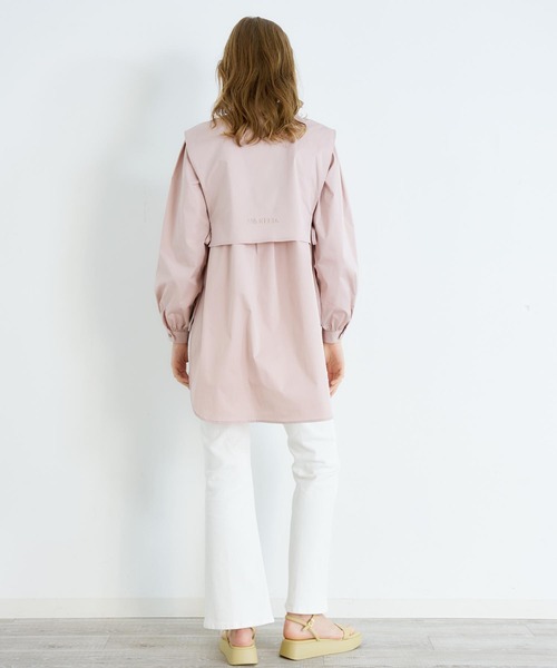 MILKFED.（ミルクフェド）の「SIDE RIBBON BLOUSE（シャツ/ブラウス・レディース・ホワイト/ブラック/ライトピンク・ONE SIZE）」の6枚目の写真