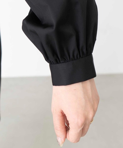 MILKFED.（ミルクフェド）の「SIDE RIBBON BLOUSE（シャツ/ブラウス・レディース・ホワイト/ブラック/ライトピンク・ONE SIZE）」の17枚目の写真