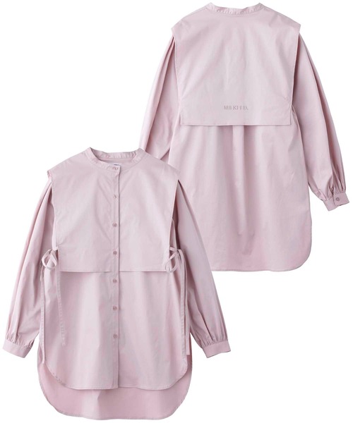 MILKFED.（ミルクフェド）の「SIDE RIBBON BLOUSE（シャツ/ブラウス・レディース・ホワイト/ブラック/ライトピンク・ONE SIZE）」の11枚目の写真