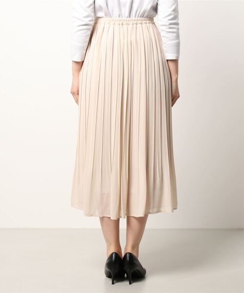 MISCH MASCH(ミッシュマッシュ)の「シフォンプリーツスカート(スカート・レディース・ベージュ/ピンク/モカ/ラベンダー・MEDIUM)」の6枚目の写真