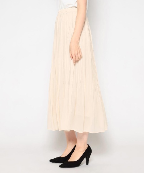 MISCH MASCH(ミッシュマッシュ)の「シフォンプリーツスカート(スカート・レディース・ベージュ/ピンク/モカ/ラベンダー・MEDIUM)」の7枚目の写真