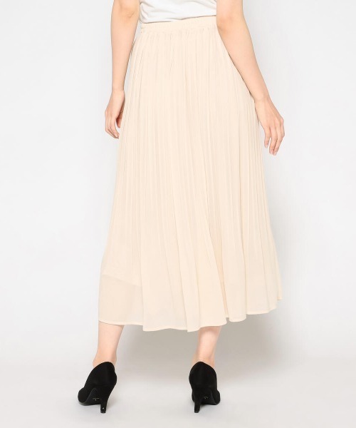 MISCH MASCH(ミッシュマッシュ)の「シフォンプリーツスカート(スカート・レディース・ベージュ/ピンク/モカ/ラベンダー・MEDIUM)」の8枚目の写真