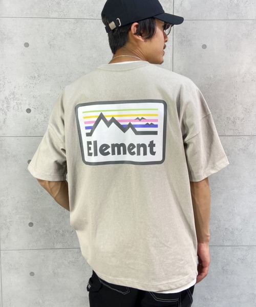 ELEMENT(エレメント)の「【ZOZOTOWN限定アイテム】ELEMENT/エレメント ビッグシルエット バックプリントTシャツ BC021-218(Tシャツ/カットソー・メンズ・ホワイト/グリーン/ブラック/グレー・XL/M/L)」の3枚目の写真