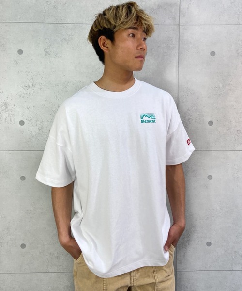 ELEMENT(エレメント)の「【ZOZOTOWN限定アイテム】ELEMENT/エレメント ビッグシルエット バックプリントTシャツ BC021-218(Tシャツ/カットソー・メンズ・ホワイト/グリーン/ブラック/グレー・XL/M/L)」の5枚目の写真