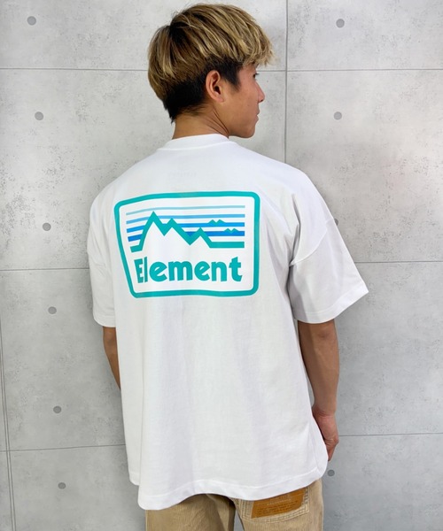 ELEMENT(エレメント)の「【ZOZOTOWN限定アイテム】ELEMENT/エレメント ビッグシルエット バックプリントTシャツ BC021-218(Tシャツ/カットソー・メンズ・ホワイト/グリーン/ブラック/グレー・XL/M/L)」の7枚目の写真