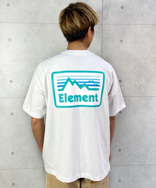 ELEMENT(エレメント)の「【ZOZOTOWN限定アイテム】ELEMENT/エレメント ビッグシルエット バックプリントTシャツ BC021-218(Tシャツ/カットソー・メンズ・ホワイト/グリーン/ブラック/グレー・XL/M/L)」の8枚目の写真