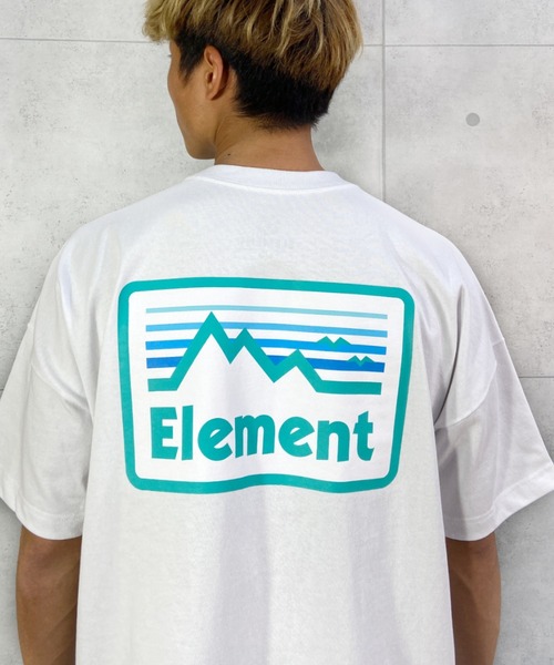 ELEMENT(エレメント)の「【ZOZOTOWN限定アイテム】ELEMENT/エレメント ビッグシルエット バックプリントTシャツ BC021-218(Tシャツ/カットソー・メンズ・ホワイト/グリーン/ブラック/グレー・XL/M/L)」の9枚目の写真